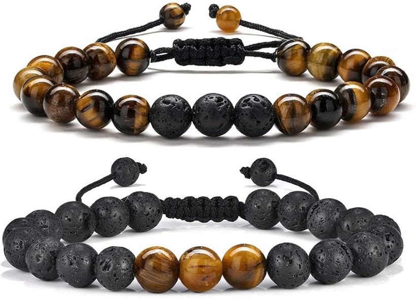 MOOHAM Bracelets Adjustable Aromatherapy Essential